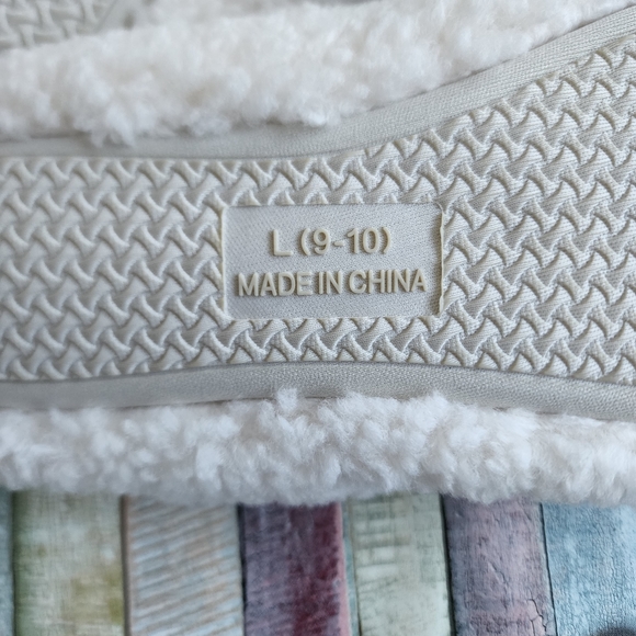 nestwell Shoes Nestwell Furry Lined Knit Slipper Large 9 Poshmark